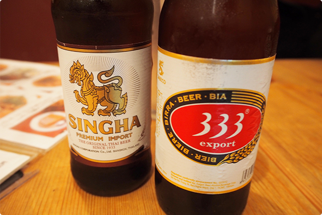 タイのビールとなぜかベトナムのビール！