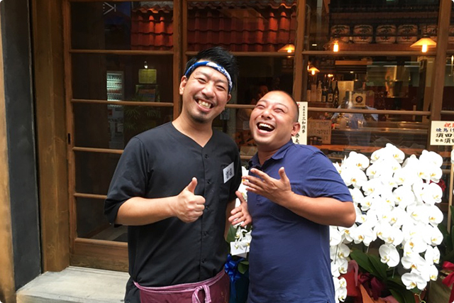 最後に、店長の田中啓司さんとパシャリ♪