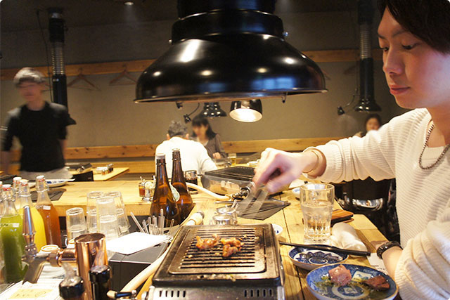 後半戦！ジュー、、っと焼肉ゾーンに突入しました。　四五六（シゴロ）